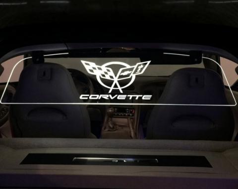 Corvette Coupe WINDRESTRICTOR&reg;, Glow Plate, 1997-2004