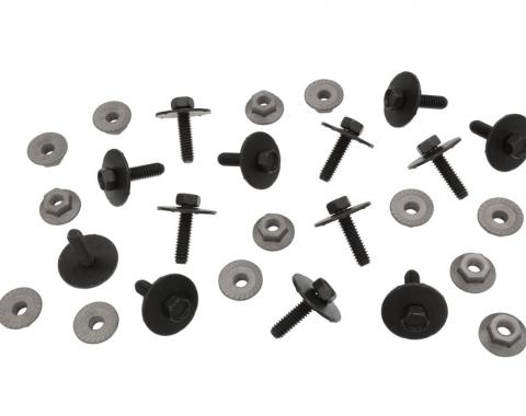 Redline Restomotive® 1984-1990 Front Spoiler / Air Dam Mounting Bolt and Nut Set