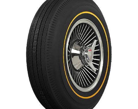 Corvette Tire, BF Goodrich 7.75X15 3/8 Inch Gold Line, 1965-1966