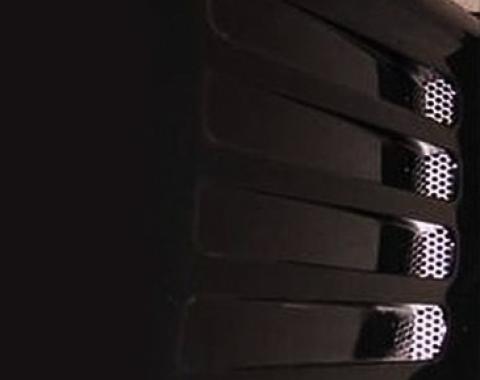 American Car Craft 1991-1994 C4 Corvette - Side Vent Grilles Perforated 2Pc, Polished Finish 022003