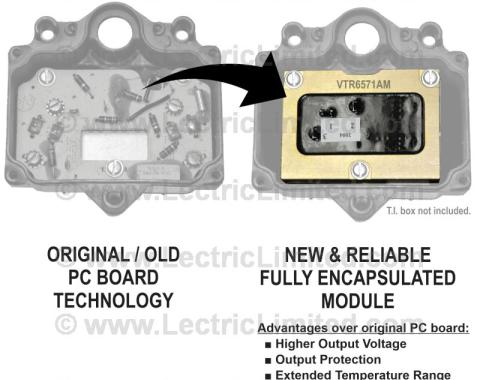 Lectric Limited 1963-1973 Chevrolet / Pontiac Transistor Ignition Amplifier Box Module VTR6571AM