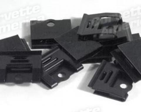 Corvette Windshield Lower Moulding Clip Set, Convertible, 1964-1967