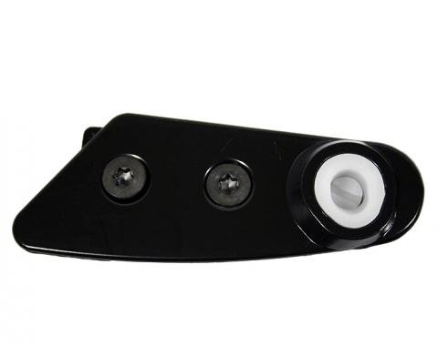 Corvette T-Top Roof Lock Plate, With Switch, Left, Black, 1979-1982