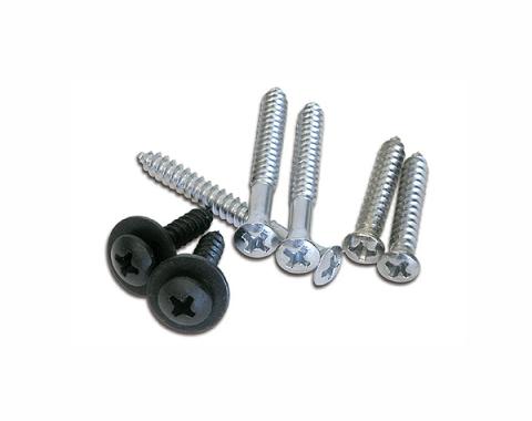 Redline Restomotive® 1973-1977 Chevrolet Corvette Coupe 7 Piece Rear Window Molding Screw Set