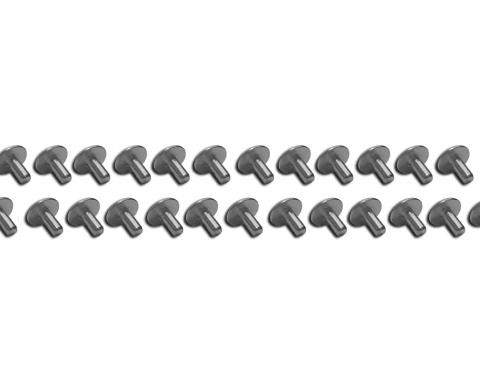 Redline Restomotive® 1963-1982 Chevrolet Corvette 25 Piece 3/16 x 5/8 Aluminum Rivet Set