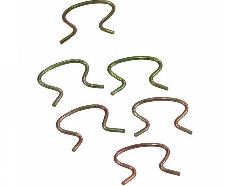 Redline Restomotive® Window Crank & Lock Knob / Handle Retaining Clip Set