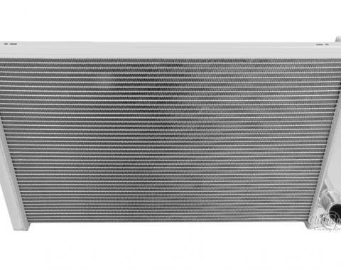 Champion Cooling 1973-1976 Chevrolet Corvette 4 Row All Aluminum Radiator Made With Aircraft Grade Aluminum MC478