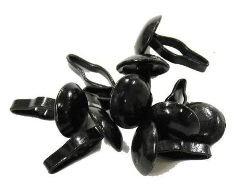 Corvette Door Auxiliary Weatherstrip Retainer Set, 1967