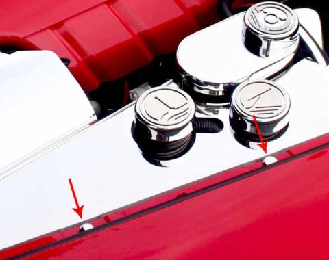 American Car Craft 2005-2013 C6 Corvette - Chrome Button Screw Cover 60Pc Kit, Classic Chrome 041030