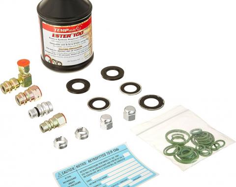 Corvette Air Conditioning Refrigerant Retrofit Kit, Convert 12 To R134A, 1963-1987