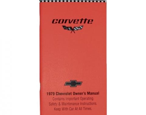 Corvette Owners Manual, 1979