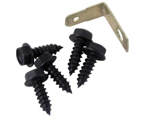 Corvette Air Conditioning Blower Fan Motor Screw & Terminal Set, 1963-1982