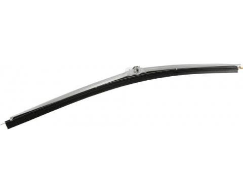 Corvette Satin Finish Windshield Wiper Blade with Insert, 1968-1982