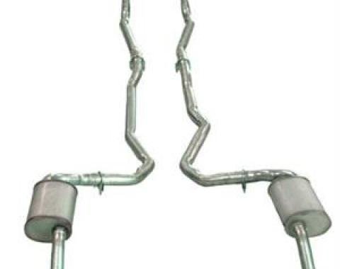 1974-1979 MagnaFlow Dual Exhaust System L-82 Design Automatic 2" To 2 1/2"