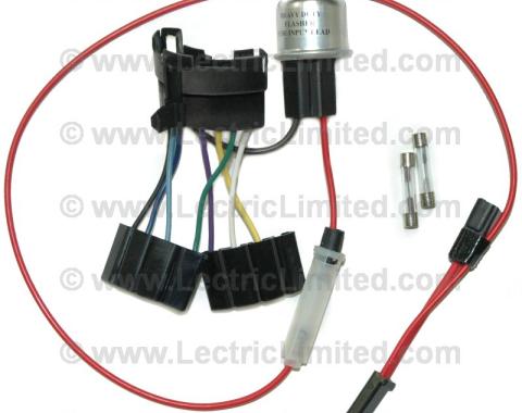 Lectric Limited 1964-1966 Chevrolet Corvette Steering Column Turn Signal Switch Adapter Harness VTS6466CK