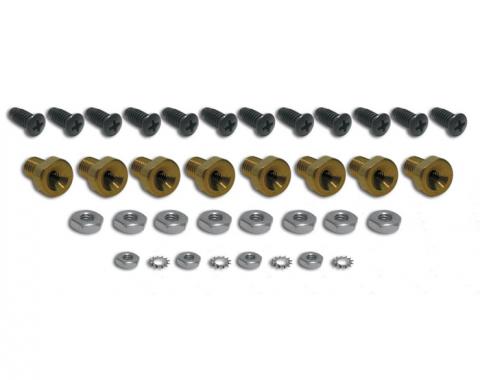 Corvette Rocker Panel Molding Mounting Repair Kit, 1970-1982