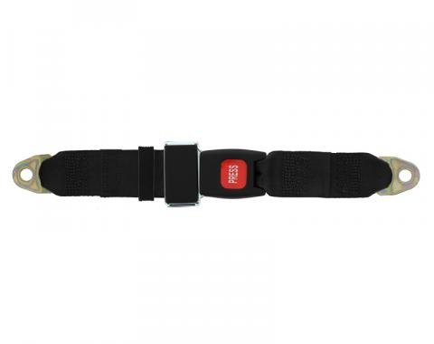 Seatbelt Solutions Universal Lap Belt, 74" with Plastic Push Button