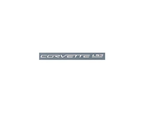 Corvette Fuel Rail Letter Set, LS3, Gloss White, 2008-2013