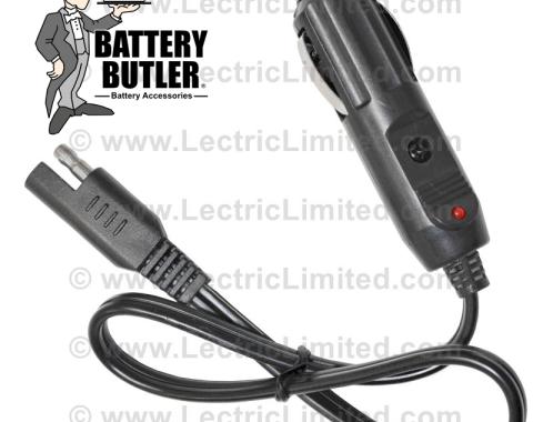 Lectric Limited 1935-2012 American Motors / Chrysler / DeSoto / Dodge / Plymouth / Ford / Mercury / Buick / Cadillac / Chevrolet / GMC / Oldsmobile / Pontiac / Jeep / Studebaker / Volkswagen Battery Butler &ndash; Cigarette Lighter & Power Plug Adapter BBPA101