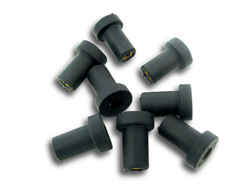 Redline Restomotive® 1968-1969 Chevrolet Corvette 8 Piece Side Louver Nuts in Body